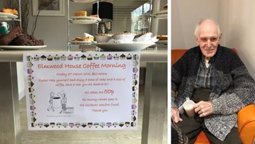 Boston care home Residents enjoy a coffee morning